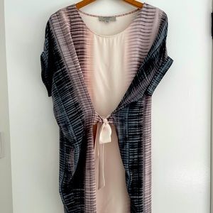 All Saints Silk Wrap Dress